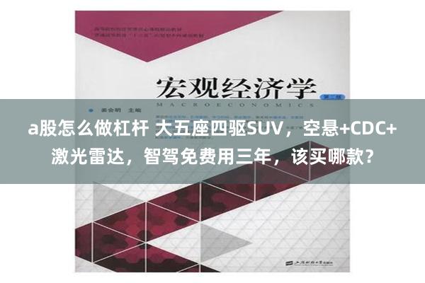 a股怎么做杠杆 大五座四驱SUV，空悬+CDC+激光雷达，智驾免费用三年，该买哪款？